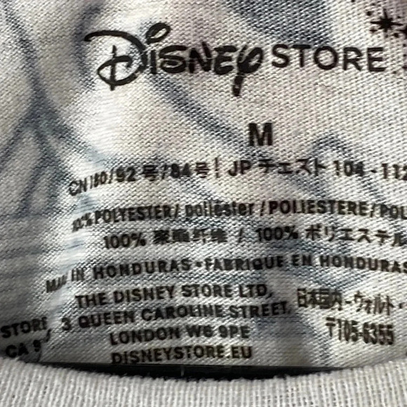 DISNEY MENS SIZE MEDIUM NIGHTMARE BEFORE CHRISTMAS BLACK AND WHITE T SHIRT - Picture 7 of 11